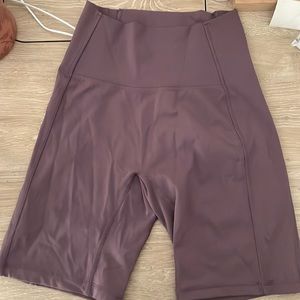 ALPHALETE Long Biker Shorts NEVER WORN